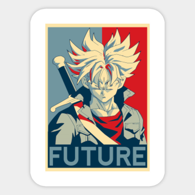 Future Trunks Hope Sticker TeePublic